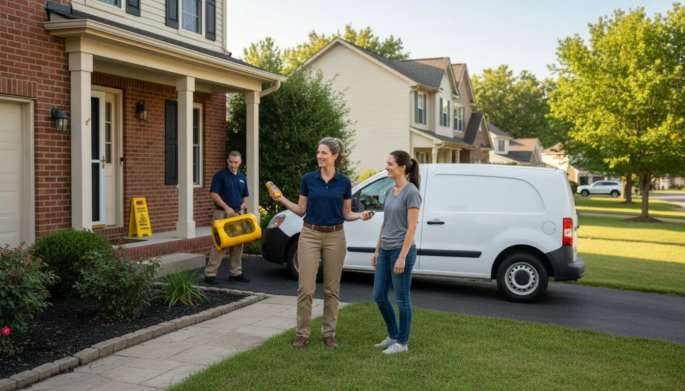 Residential water damage restoration in Paulden, AZ
